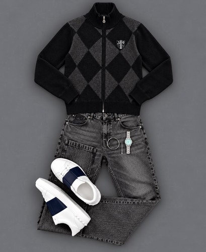 Zara polo club strickjacke - club,
