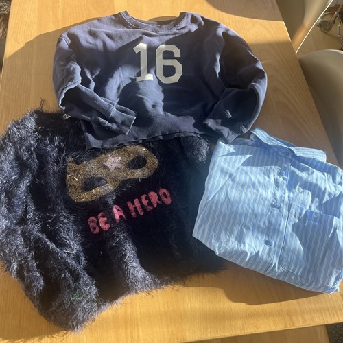 Tolles blaues set kuschelpulli - set,
