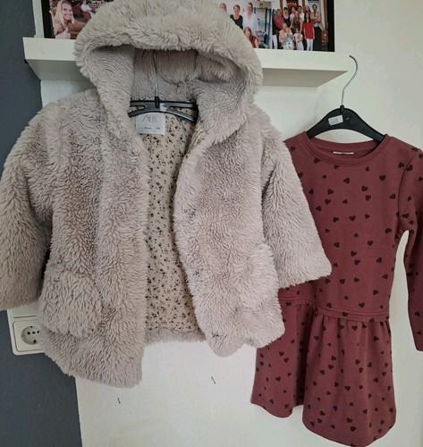 Kleid zara teddyjacke - ❤, h&m