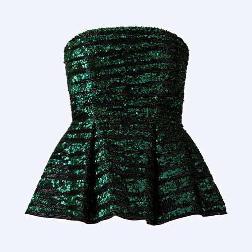Elie saab green sequin - saab,